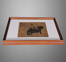 鹰手营书画装裱配框服务案例