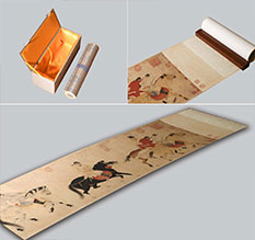 鹰手营馆藏书画复制博物馆书画复制服务